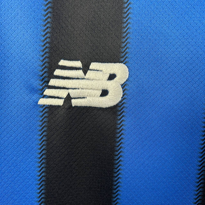 Camisa Atalanta Home l 25/26 - Azul e Preta