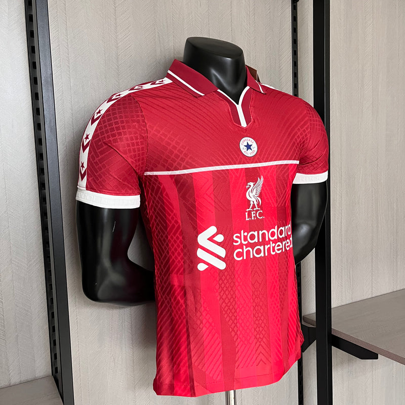 Camisa Liverpool Home l 24/25 - Versão Jogador  - Vermelho