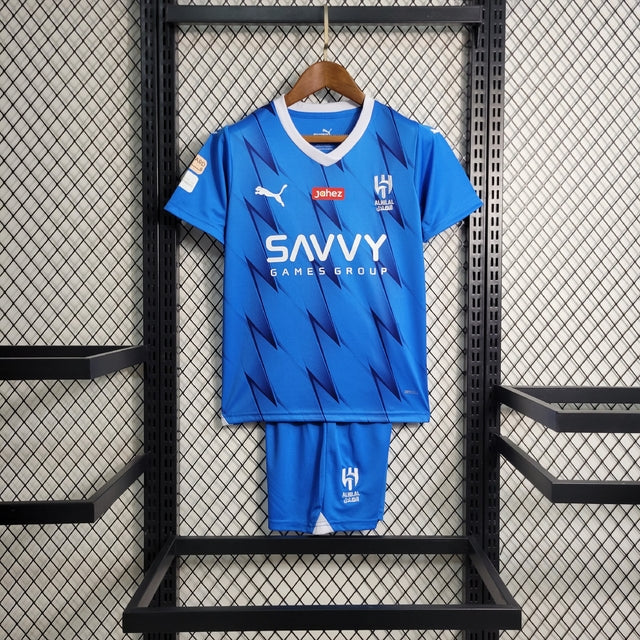 Kit Infantil Al Hilal Home l 23/24 - Azul