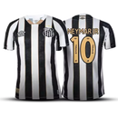 Camisa Santos Away ll 24/25 - Preta e Branca