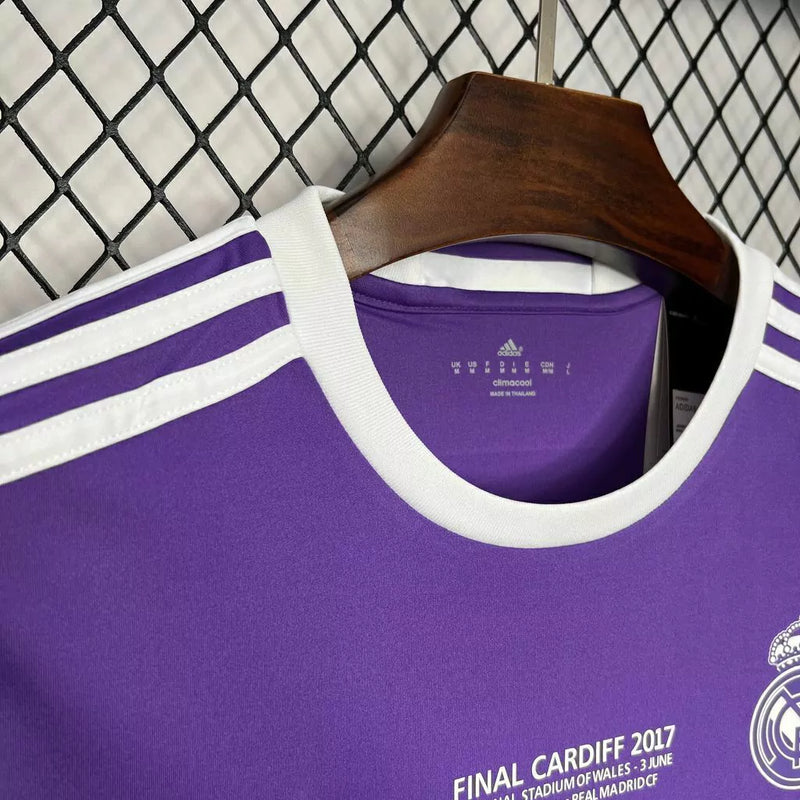 Camisa Real Madrid Retrô Final Champions League 2017 - Roxa