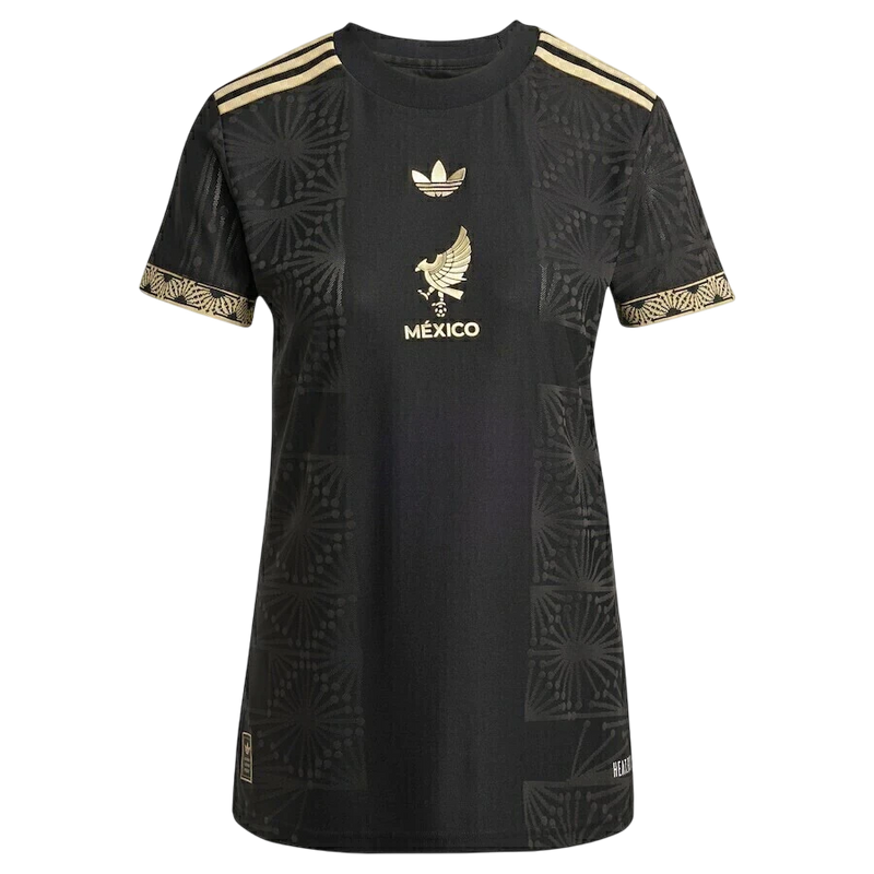 Camisa Feminina Seleção México Home l 25/26 - Preta
