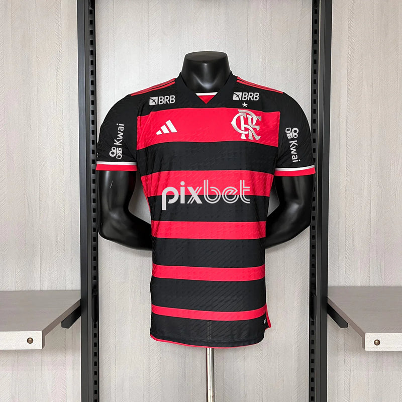 Camisa Flamengo Home l 24/25 Todos os Patrocinadores - Versão Jogador