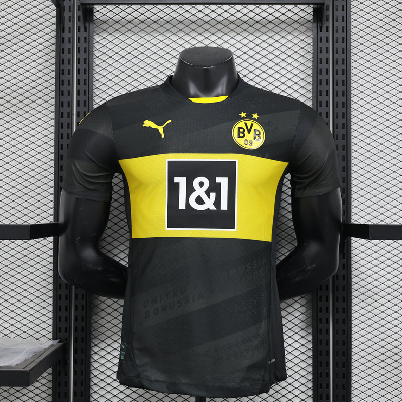 Camisa Borussia Away ll Jogador 24/25 - Preta