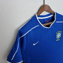 Camisa Retrô Seleção Brasileira Away 1998 - Azul