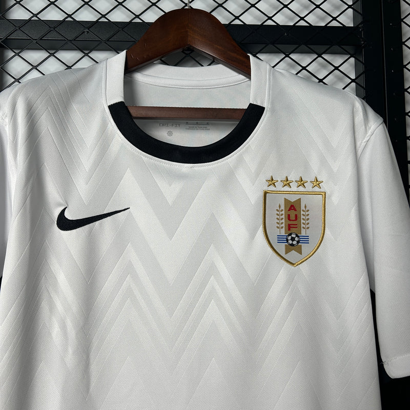 Camisa Seleção do Uruguai Away 25/26 - Branca