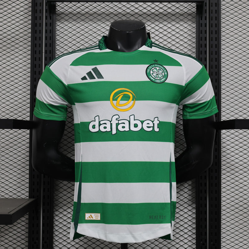 Camisa Celtic Home l 24/25 Masculino Jogador - Verde e Branco