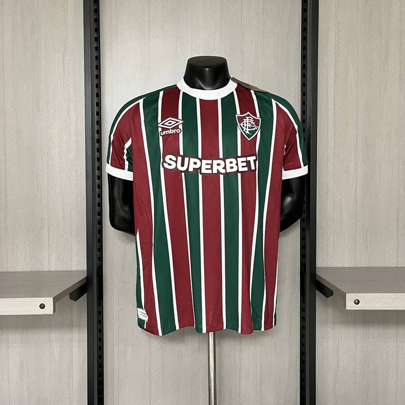 Camisa Fluminense Home l 25/26 - Versão Jogador - Tricolor