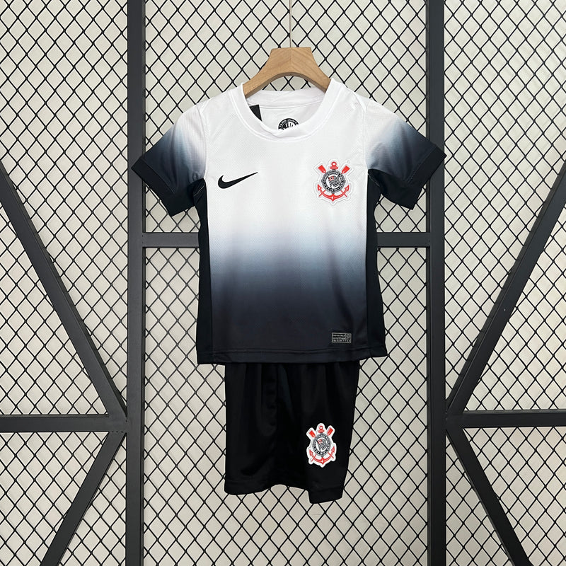 Kit Infantil Corinthians Home l 24/25 - Branco