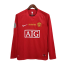 Camisa Retro Manchester United Final Champions League Manga Longa - 07/08