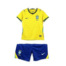 Kit Infantil Seleção Brasileira 25/26 Home l - Amarela
