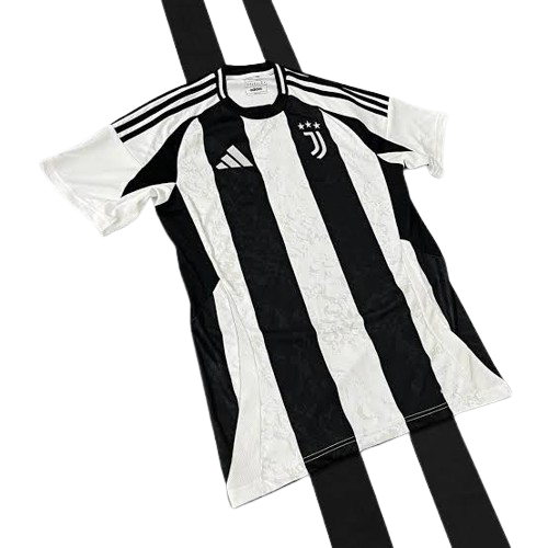 Camisa Juventus I Home Adidas Torcedor 2024/25 Masculino - Branco e Preto