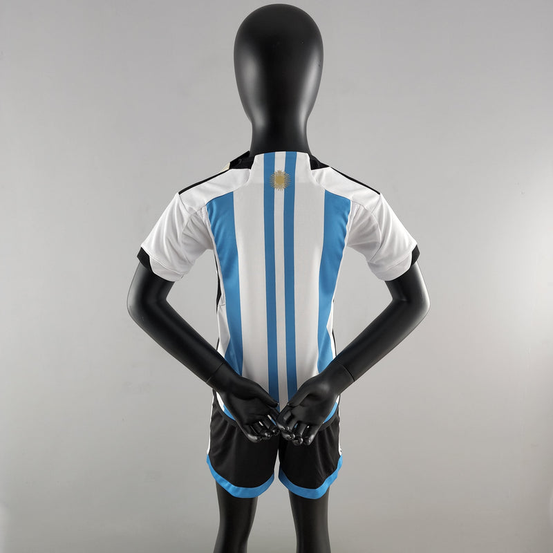 Kit Infantil Argentina 22/23 Adidas - Azul