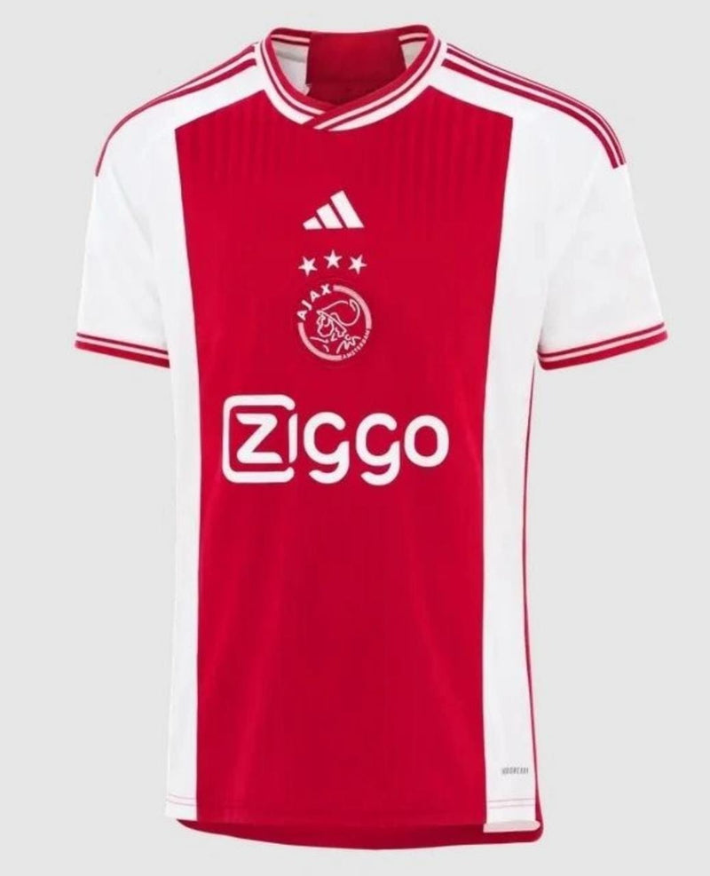 Camisa Ajax Home 23/24 - Branca e Vermelha