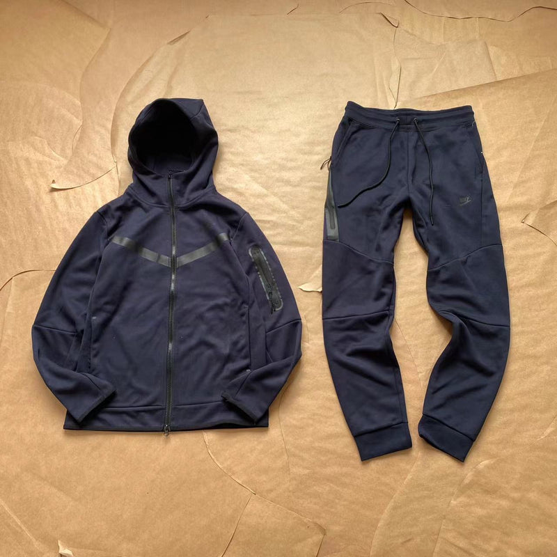 Conjunto Tech Fleece Nike - Azul