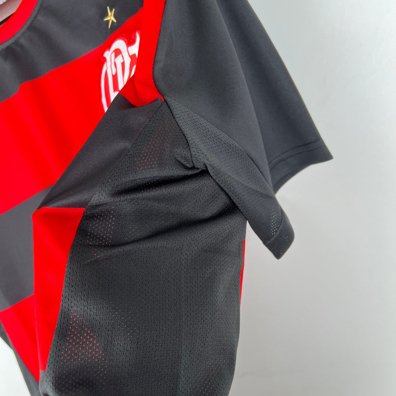 Camisa Flamengo Retrô 2002 Vermelha e Preta