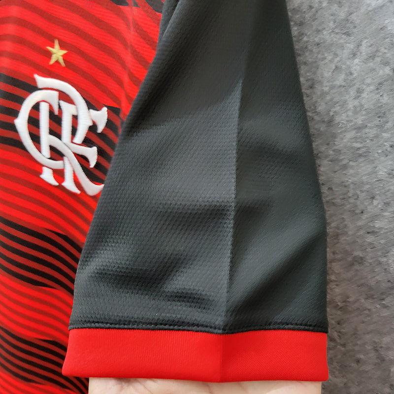 Camisa Flamengo Home l 22/23 - Vermelha e Preta