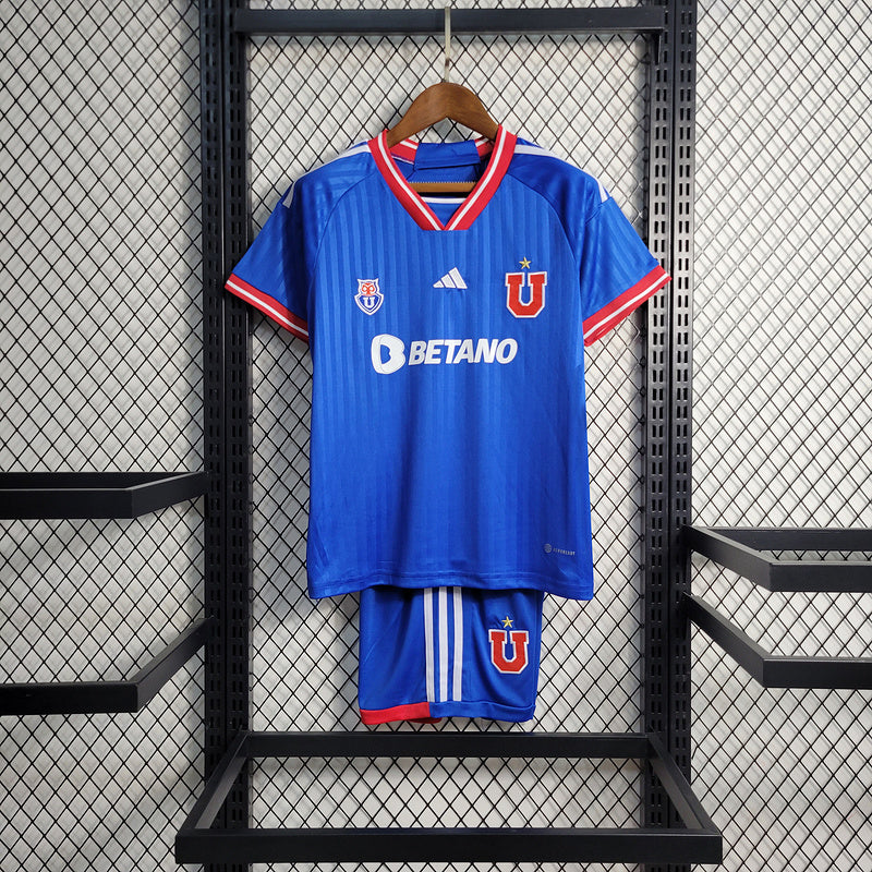 Kit Infantil Universidade Chile 23/24 - Azul