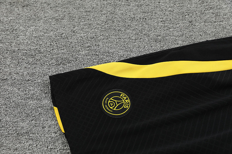 Kit Treino PSG 23/24 - Preto/Amarelo