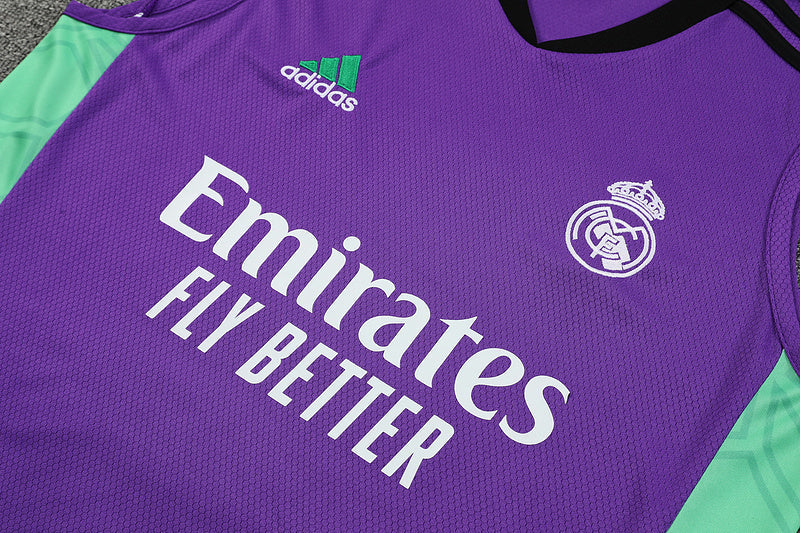 Kit Treino Real Madrid 23/24 - Roxo I