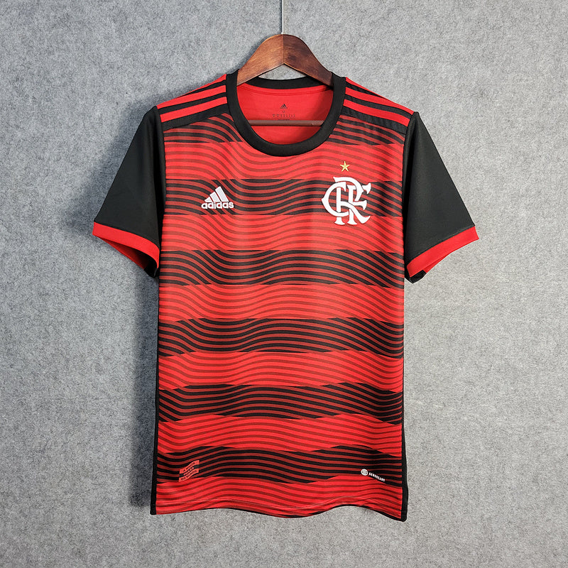 Camisa Flamengo Home l 22/23 - Vermelha e Preta