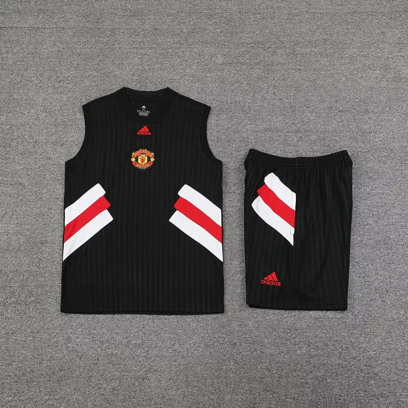 Kit Treino Manchester United 23/24 - Preto I