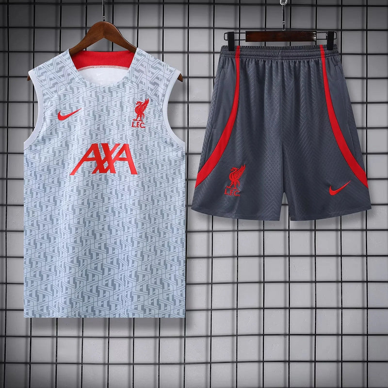 Kit Treino Liverpool 23/24 - Cinza