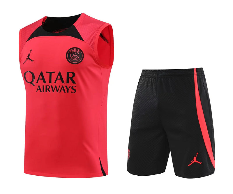 Kit Treino PSG 23/24 - Vermelho