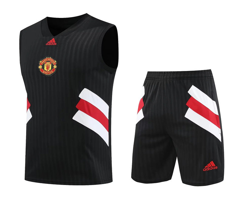 Kit Treino Manchester United 23/24 - Preto I