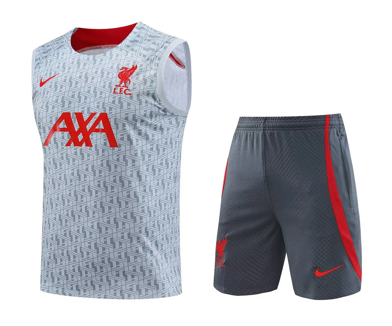 Kit Treino Liverpool 23/24 - Cinza