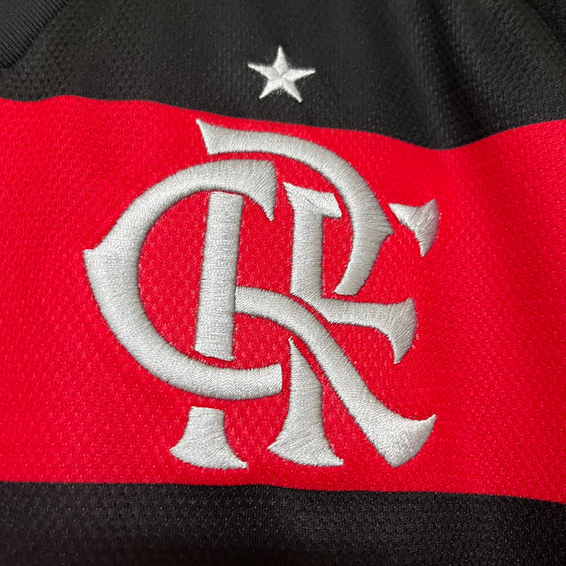 Camisa Flamengo Home l 24/25 - Vermelho e Preto