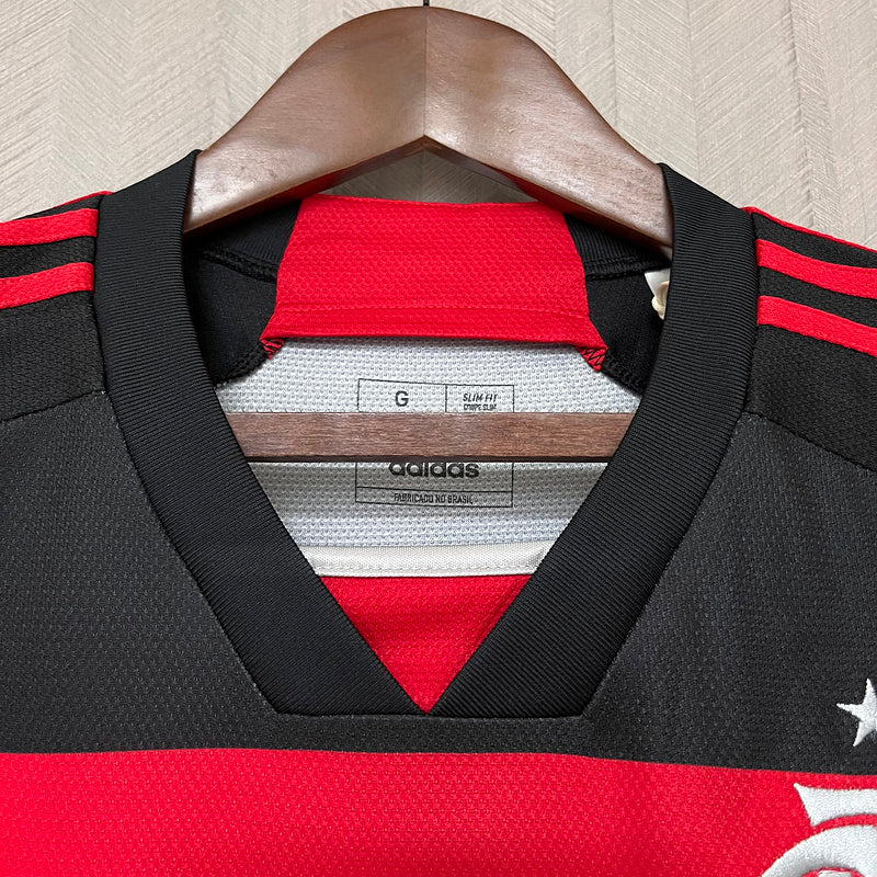 Camisa Flamengo Home l 24/25 - Vermelho e Preto