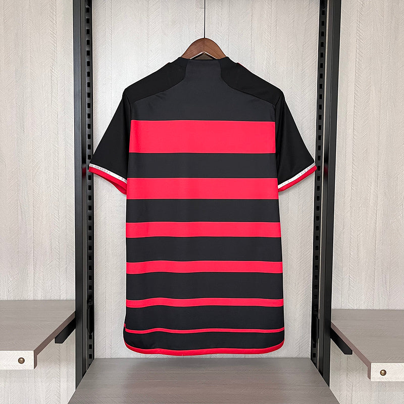 Camisa Flamengo Home l 24/25 - Vermelho e Preto