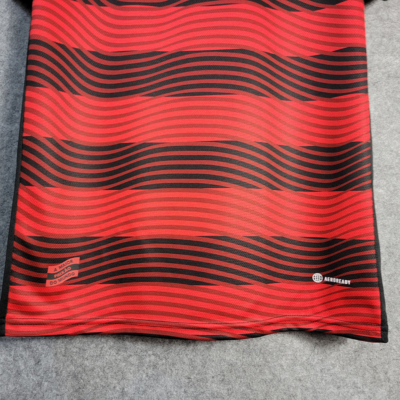 Camisa Flamengo Home l 22/23 - Vermelha e Preta