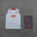 Kit Treino Liverpool 23/24 - Cinza