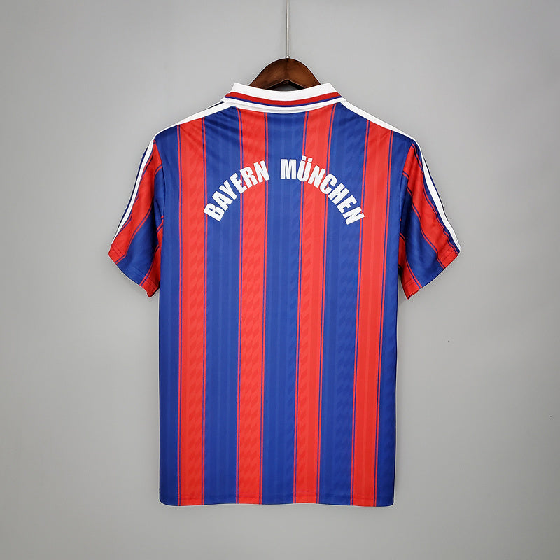 Camisa Bayern de Munique Retrô 1995/1997 Azul e Vermelha - Adidas