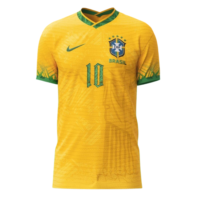 Camisa Seleção Brasil 2022 - Amarela - Conceito Rio