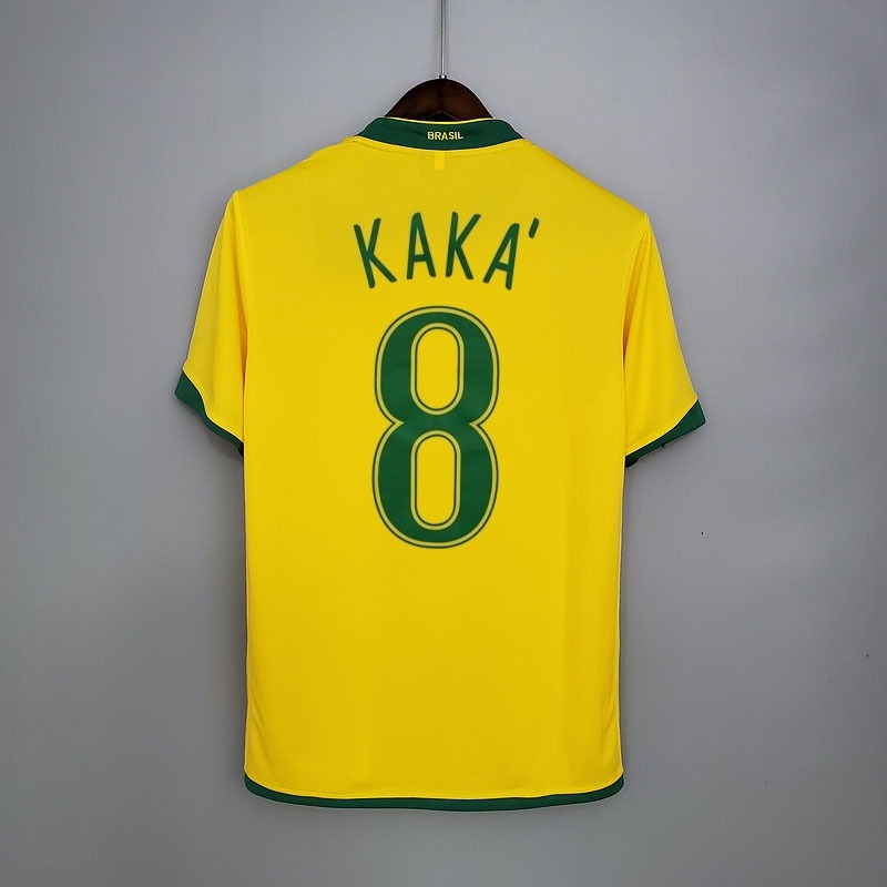 Camisa Seleção Brasileira Retrô 2006 - Amarela