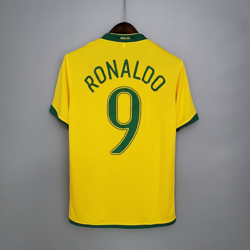 Camisa Seleção Brasileira Retrô 2006 - Amarela