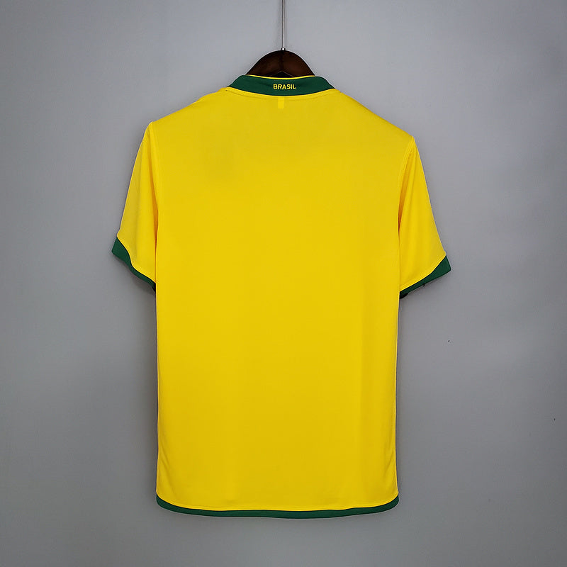 Camisa Seleção Brasileira Retrô 2006 - Amarela