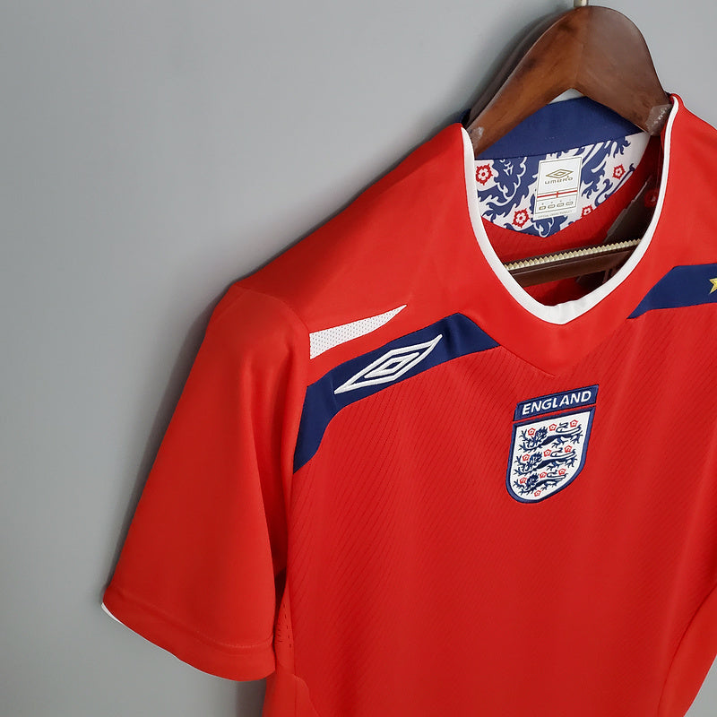 Camisa Inglaterra Retrô 2008/2009 Vermelha