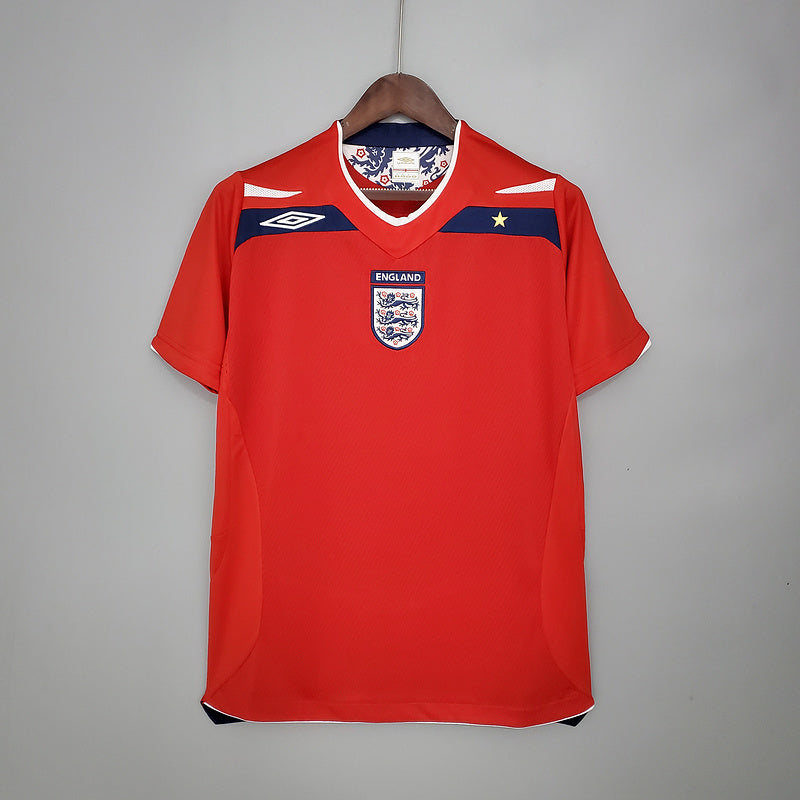 Camisa Inglaterra Retrô 2008/2009 Vermelha