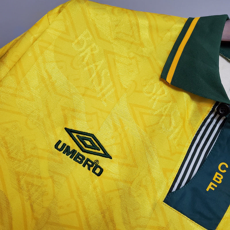 Camisa Seleção Brasileira Retrô 1991/1993 - Amarela