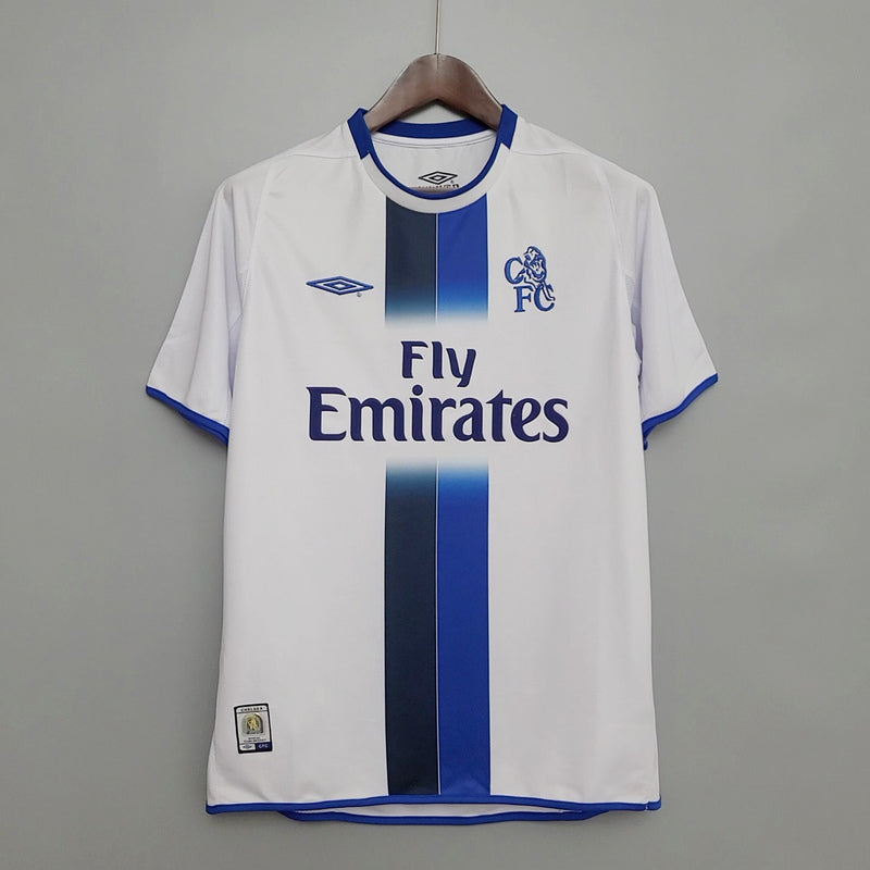 Camisa Chelsea Retrô 2003/2005 Azul e Branca