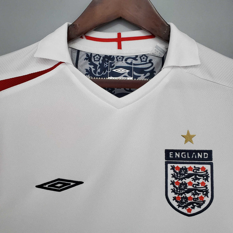 Camisa Inglaterra Retrô 2006 Branca