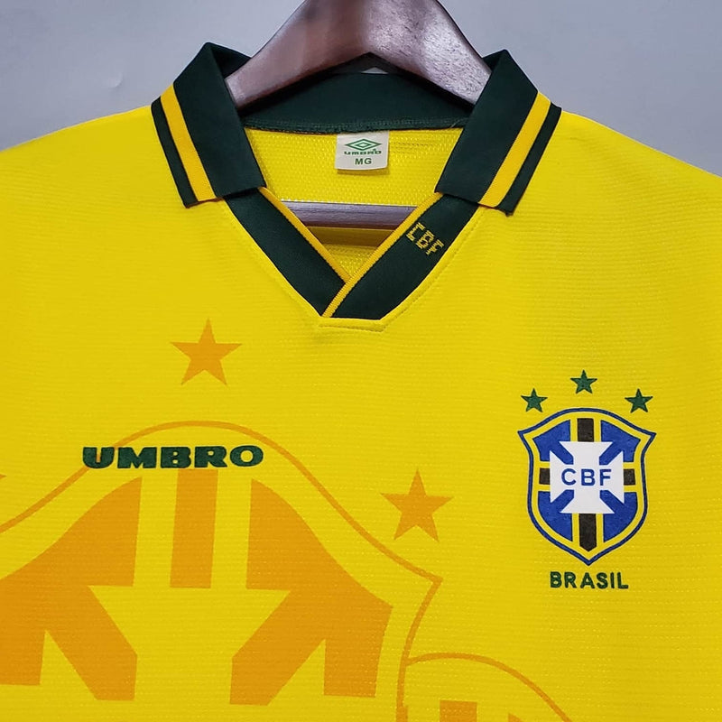 Camisa Seleção Brasileira Retrô 1993/1994 - Amarela