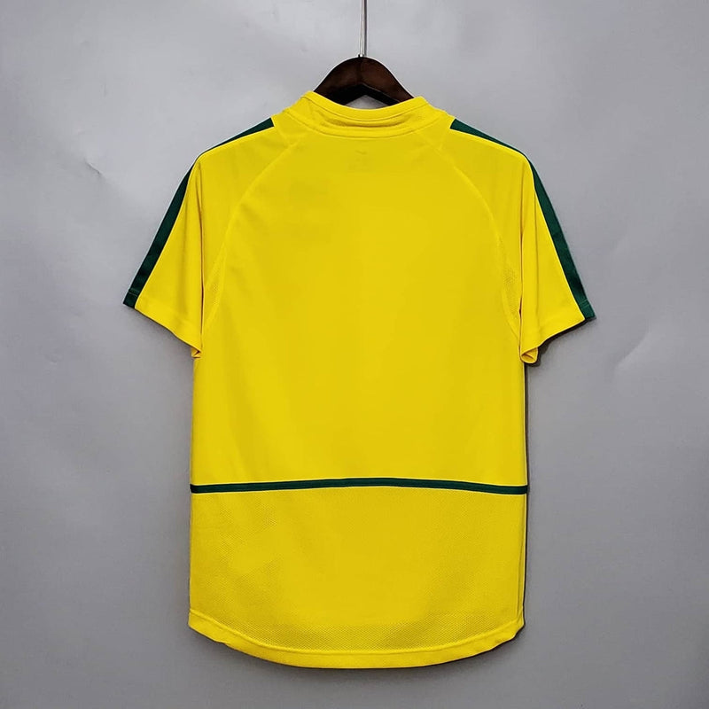 Camisa Seleção Brasileira Retrô 2002 Amarela