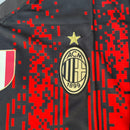 Camisa Milan 23/24 Home - Vermelha e Preta