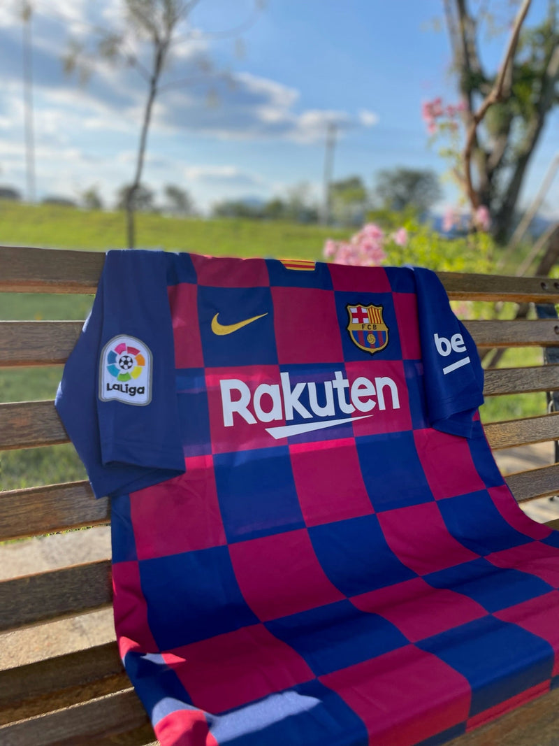 Camisa Barcelona Home l 22/23 - Azul e Grená