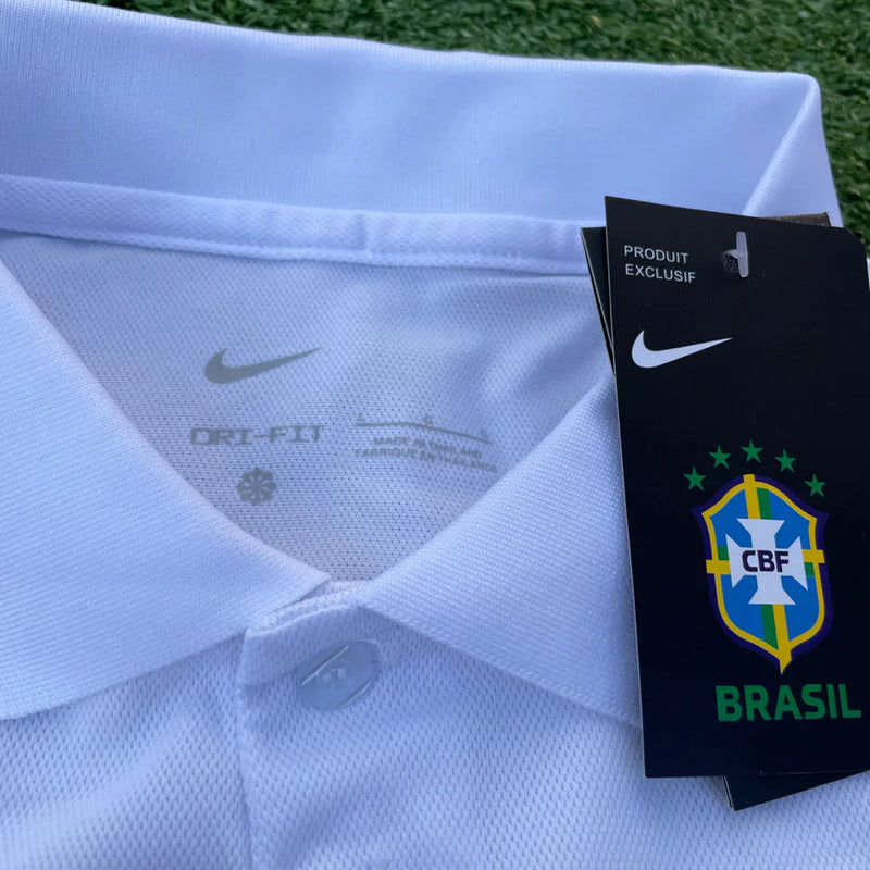 CAMISA SELEÇÃO BRASILEIRA 22/23 POLO GOLD  dourada